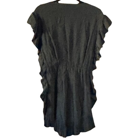 IRO Zestful Lace Inset Black Mini Dress Size 34 XS - Picture 12 of 16
